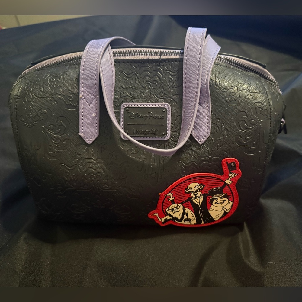 Disney Parks Loungefly Embossed Haunted Mansion Purse